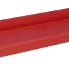 PLATEAU RECTANGULAIRE L.36CM ROUGE