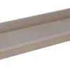 PLATEAU RECTANGULAIRE 57X27CM TAUPE