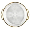 PLATEAU ROND PLASTIQUE MIRAGE D.38.5CM