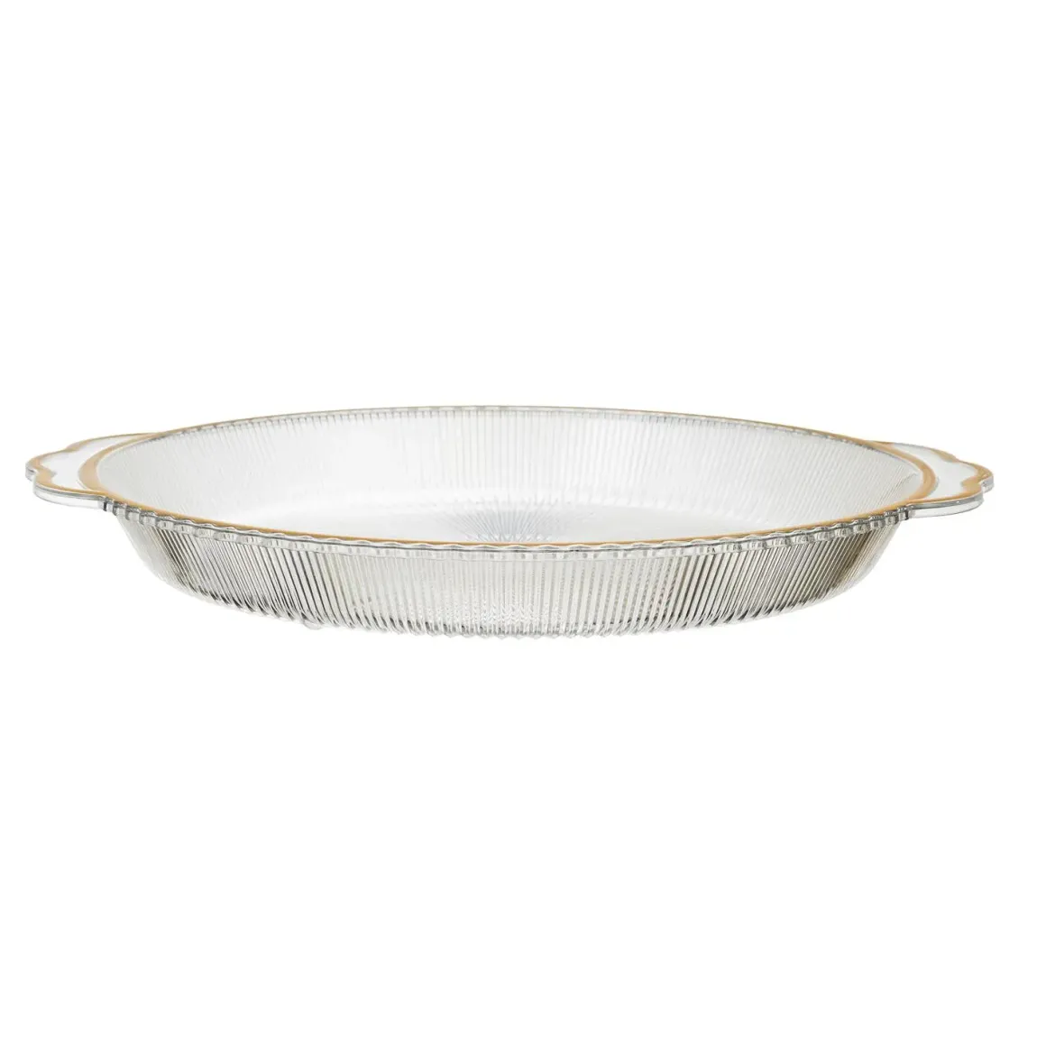 PLATEAU ROND PLASTIQUE MIRAGE D.38.5CM
