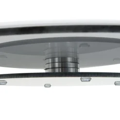 PLATEAU TOURNANT VERRE ALUMINUM D.45CM