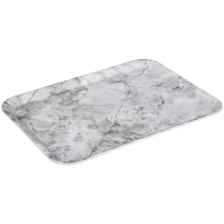 PLATEAU 33X43CM MARBRE BLANC