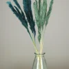 PLUMEAU PAMPA NATUREL H.90CM BLEU ET VERT X6 PIECES