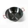 POELE ACIER POLI PROFONDE D.38CM 7.95L