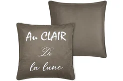 POEME COUSSIN 50X50CM TAUPE