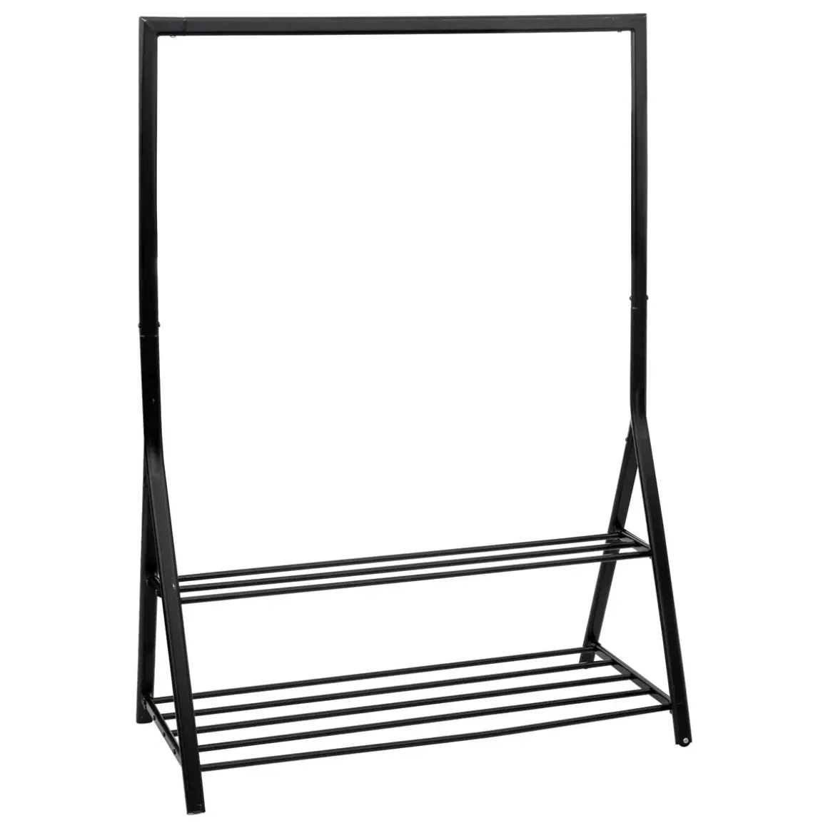 PORTANT A VETEMENTS ATHENA SIMPLE AVEC 2 ETAGERES