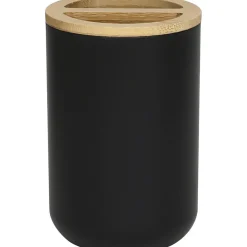 PORTE BROSSES A DENTS BAMBOU NOIR