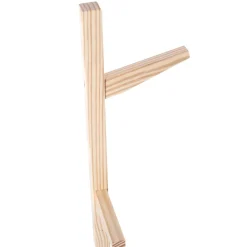 PORTE MANTEAU BOIS ET BLANC