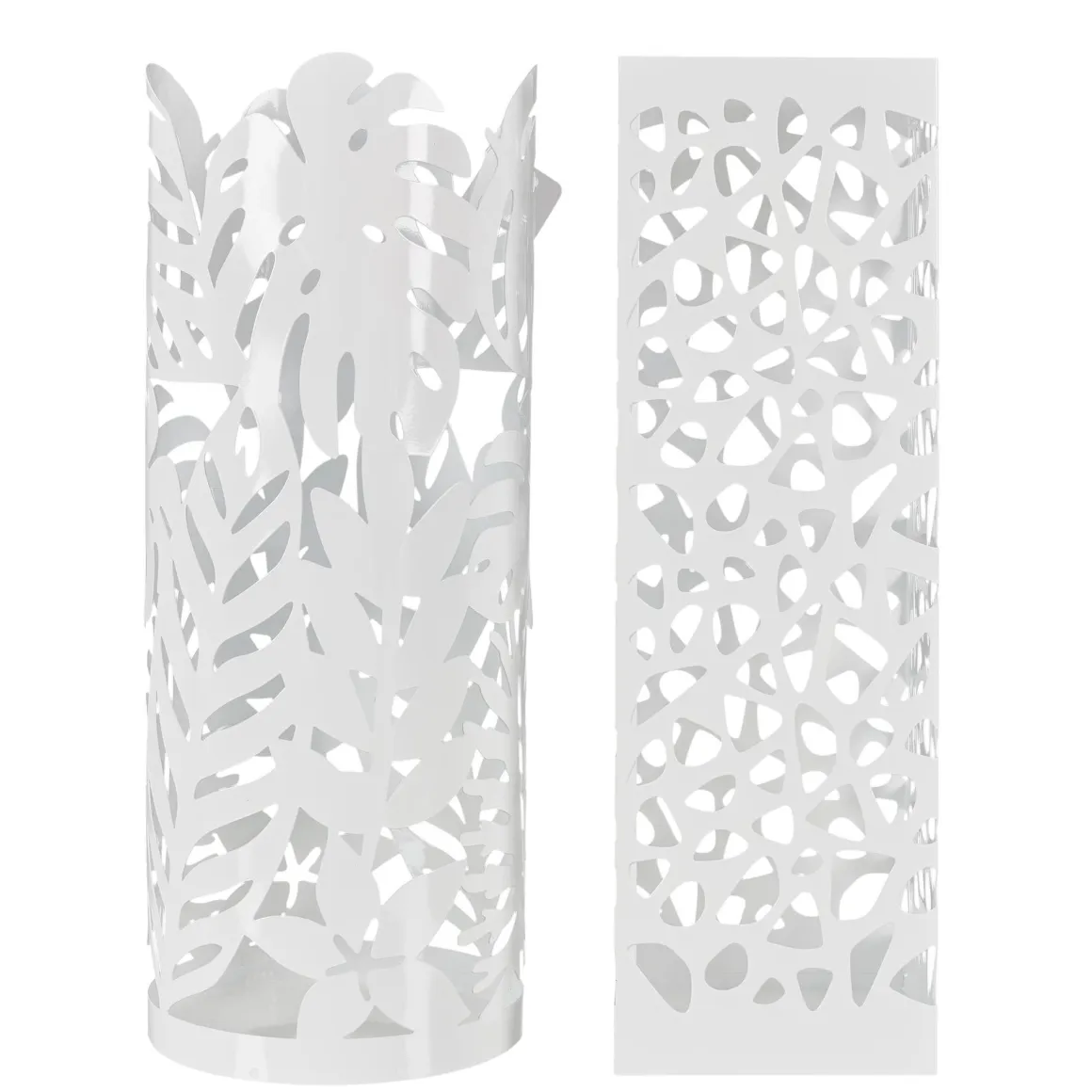 PORTE PARAPLUIES METAL BLANC H.49CM