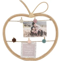 PORTE PHOTO ROTIN CAMPAGNE 35X30CM