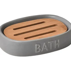 PORTE SAVON DOLOMITE BATH GRIS BAMBOU