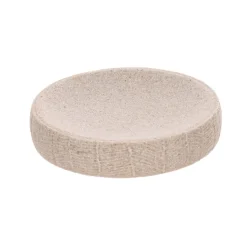 PORTE SAVON EN POLYRESINE EFFET FEUILLE NATUREL