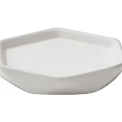 PORTE SAVON GRES FORME LOSANGE BLANC