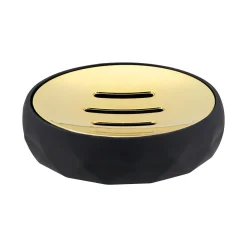 PORTE SAVON RUBBER NOIR
