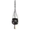 POT CERAMIQUE SUSPENDU TROPIQUES AUSTRALES D.14X55CM