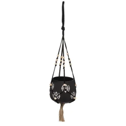 POT CERAMIQUE SUSPENDU TROPIQUES AUSTRALES D.14X55CM