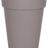 POT FLEUR RESINE BAC PATIO H 53 TAUPE