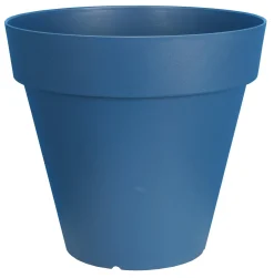 POT PATIO ROND D.20CM BLEU 3L