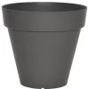 POT PATIO ROND D.20CM GRIS 3L