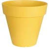POT PATIO ROND D.20CM JAUNE 3L