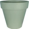 POT PATIO ROND D.30CM VERT ARGILE 10.5L