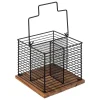 POT RANGE COUVERTS 2 COMPARTIMENTS