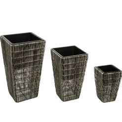 POT RATTAN D.31X53CM