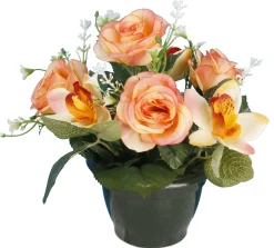 POT ROSES ORCHIDEES