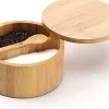 POT SEL POIVRE ET CUILLERE BAMBOU