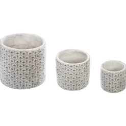 POTS RONDS CIMENT USE HIVER D.14X14X14CM