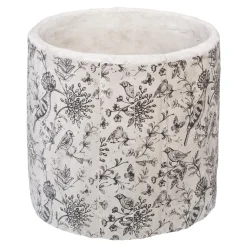 POTS RONDS CIMENT USE HIVER D.8X8X8CM