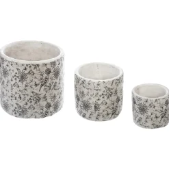 POTS RONDS CIMENT USE HIVER D.8X8X8CM