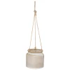 POT SUSPENDU CERAMIQUE REACTIVE BOTANIC BLANC D.14CM