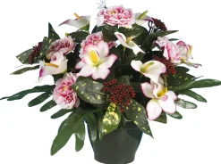 POT ZINNIA ARUM ORCHIDEE