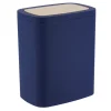 POUBELLE FACON BAMBOU 5L BLEU MARINE