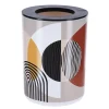 POUBELLE IMPRIMEE AVEC COUVERCLE 5L TRENDY