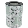 POUBELLE IMPRIMEE COUVERCLE 5L ECRIN VERT