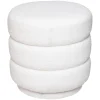 POUF BOUCLETTE SINAN BLANC