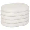 POUF COFFRE BOUCLETTE GIULIA BLANC