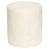 POUF DELOR DEC BLANC
