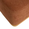 POUF 2 EN 1 DOKI AMBRE ET OCRE D.41X30X41CM