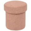 POUF KITA TISSU TERRACOTTA