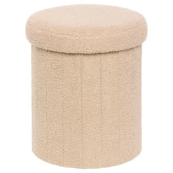 POUF PLIABLE BOUCLETTE JAIKO BEIGE