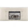 POUF PLIABLE DOUBLE BEIGE LYSANDRE