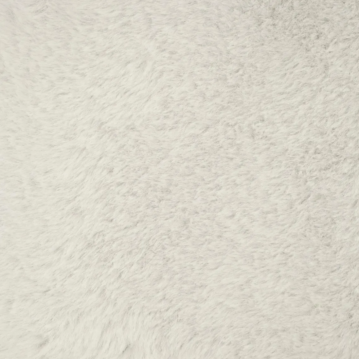 POUF PLIABLE DOUBLE FOURRURE EZZIO BLANC