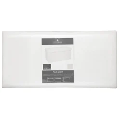 POUF PLIABLE DOUBLE FOURRURE EZZIO BLANC