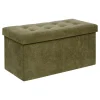 POUF PLIABLE DOUBLE LYSANDRE KAKI