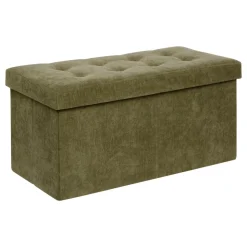 POUF PLIABLE DOUBLE LYSANDRE KAKI