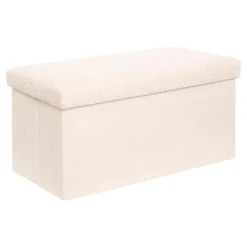 POUF PLIABLE DOUBLE SOANA IVOIRE