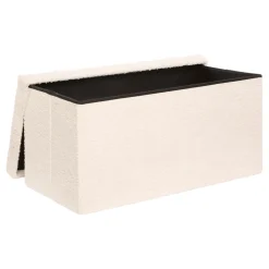 POUF PLIABLE DOUBLE SOANA IVOIRE
